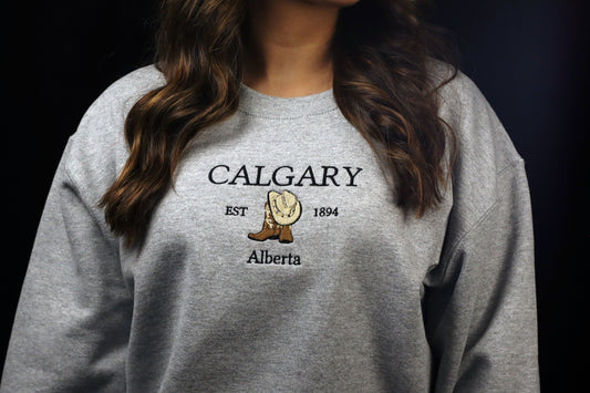 Calgary - Embroidered City Apparel