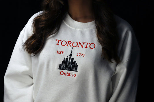 Toronto - Embroidered City Apparel