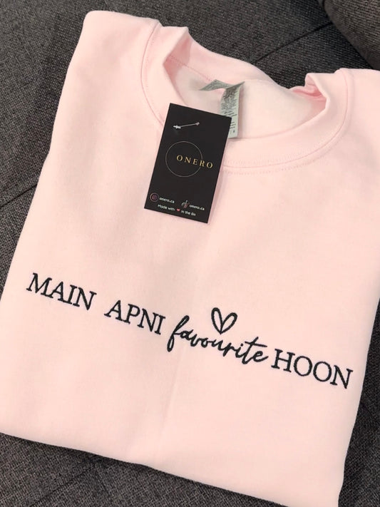 Main Apni Favourite Hoon - Embroidered Apparel