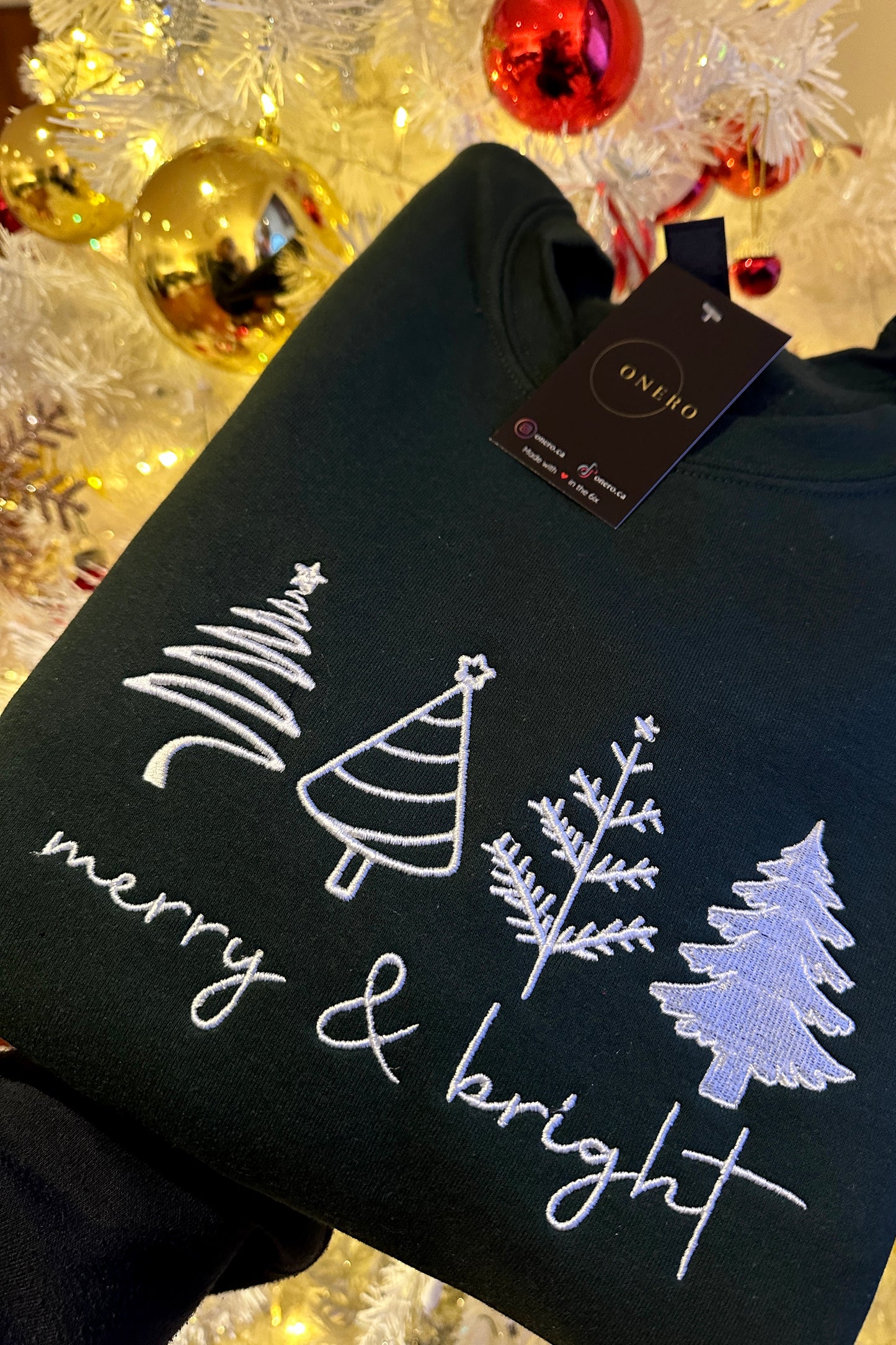 Merry and Bright - Embroidered Apparel