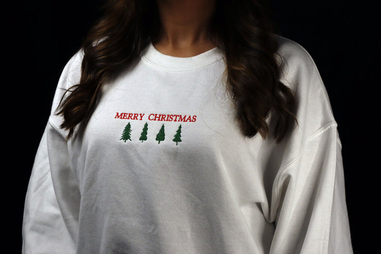 Merry Christmas - Embroidered Apparel