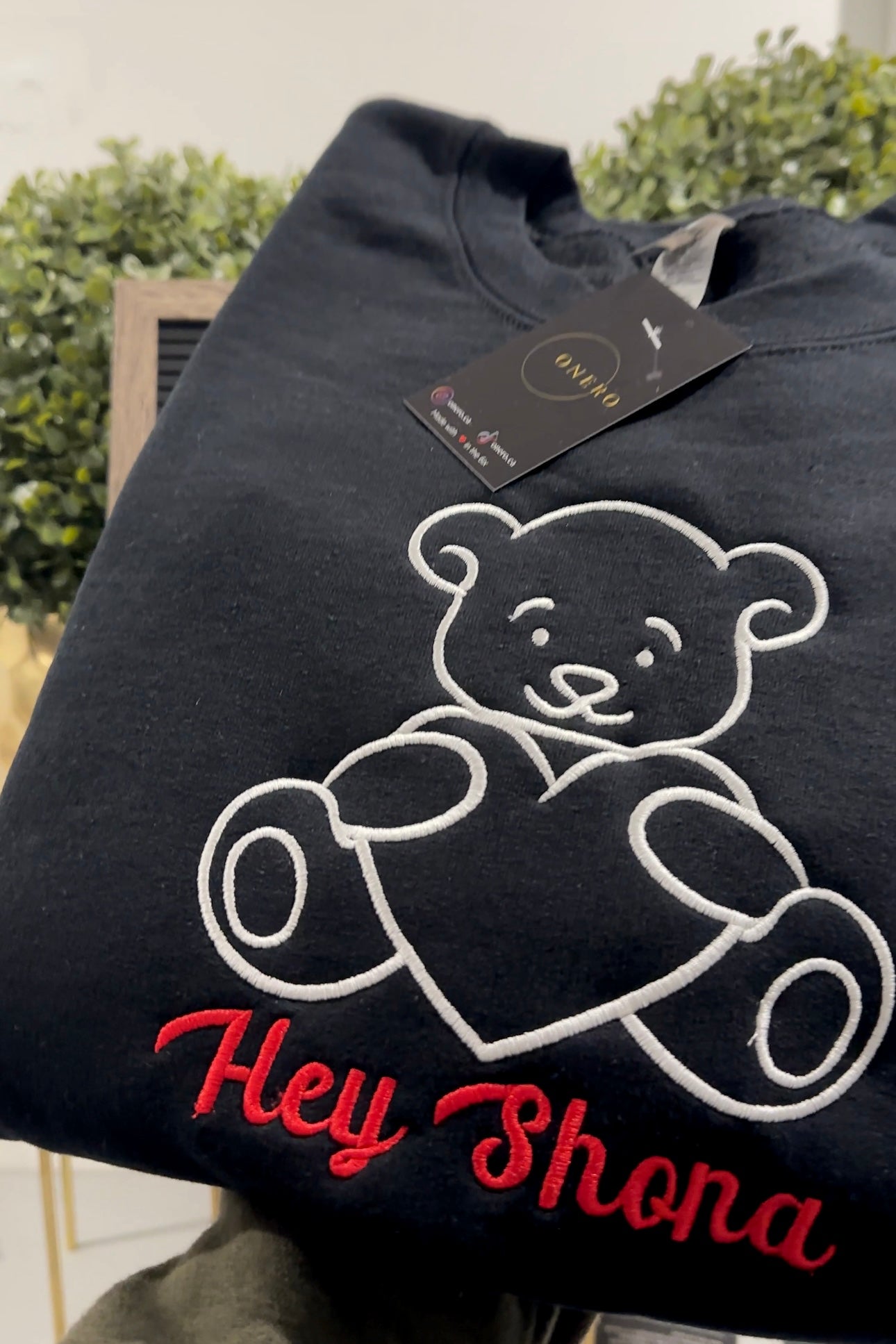 Embroidered Teddy Bear Apparel