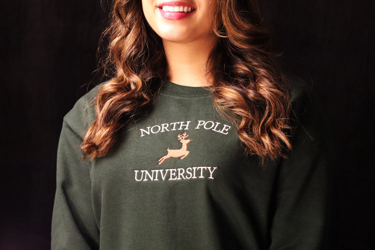 North Pole University - Embroidered Apparel