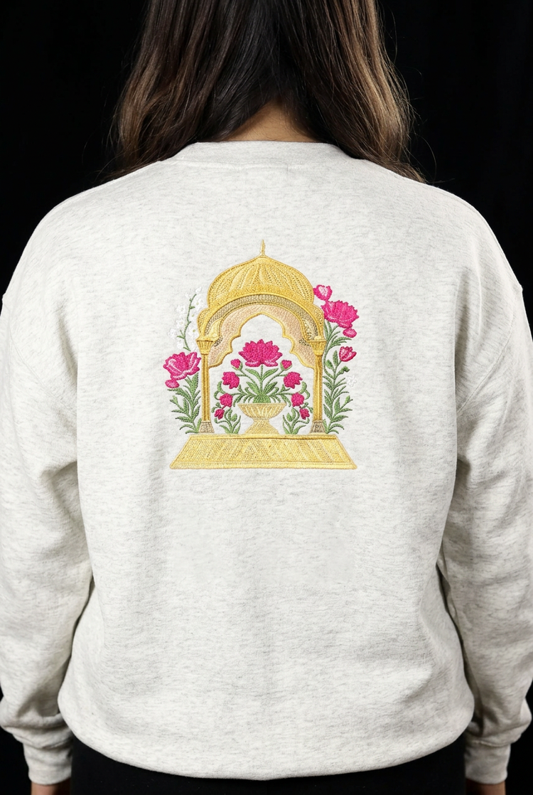Kamal Mahal Embroidered Crewneck