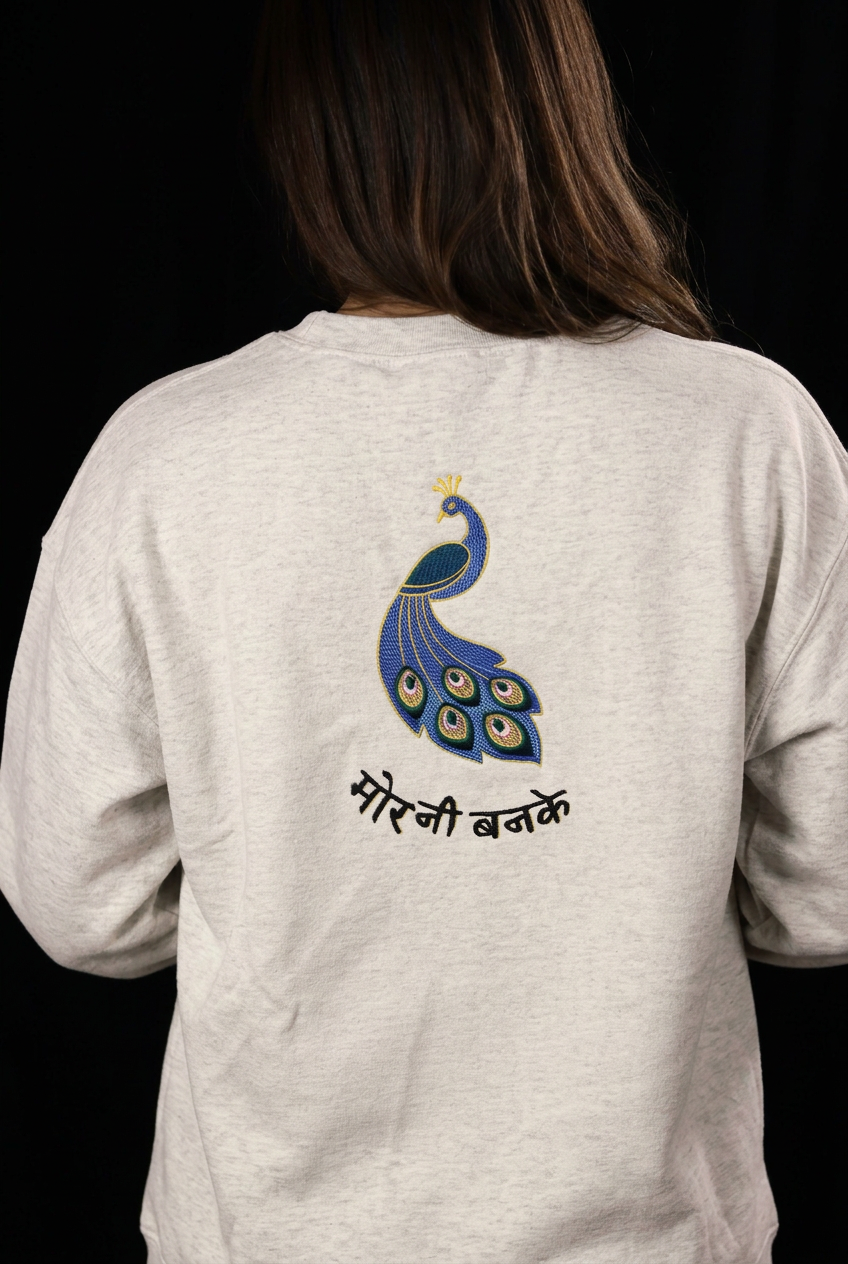 Monsoon Mor Embroidered Crewneck