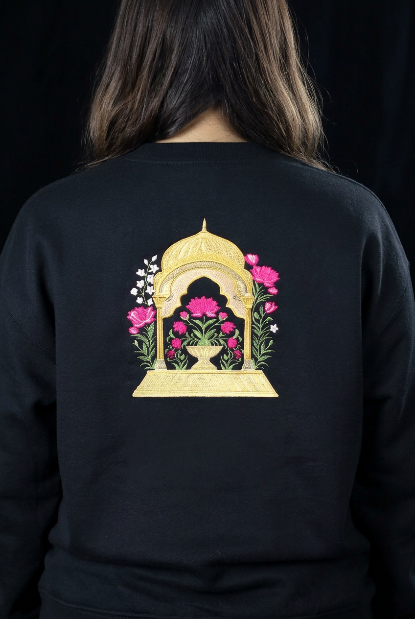 Kamal Mahal Embroidered Crewneck