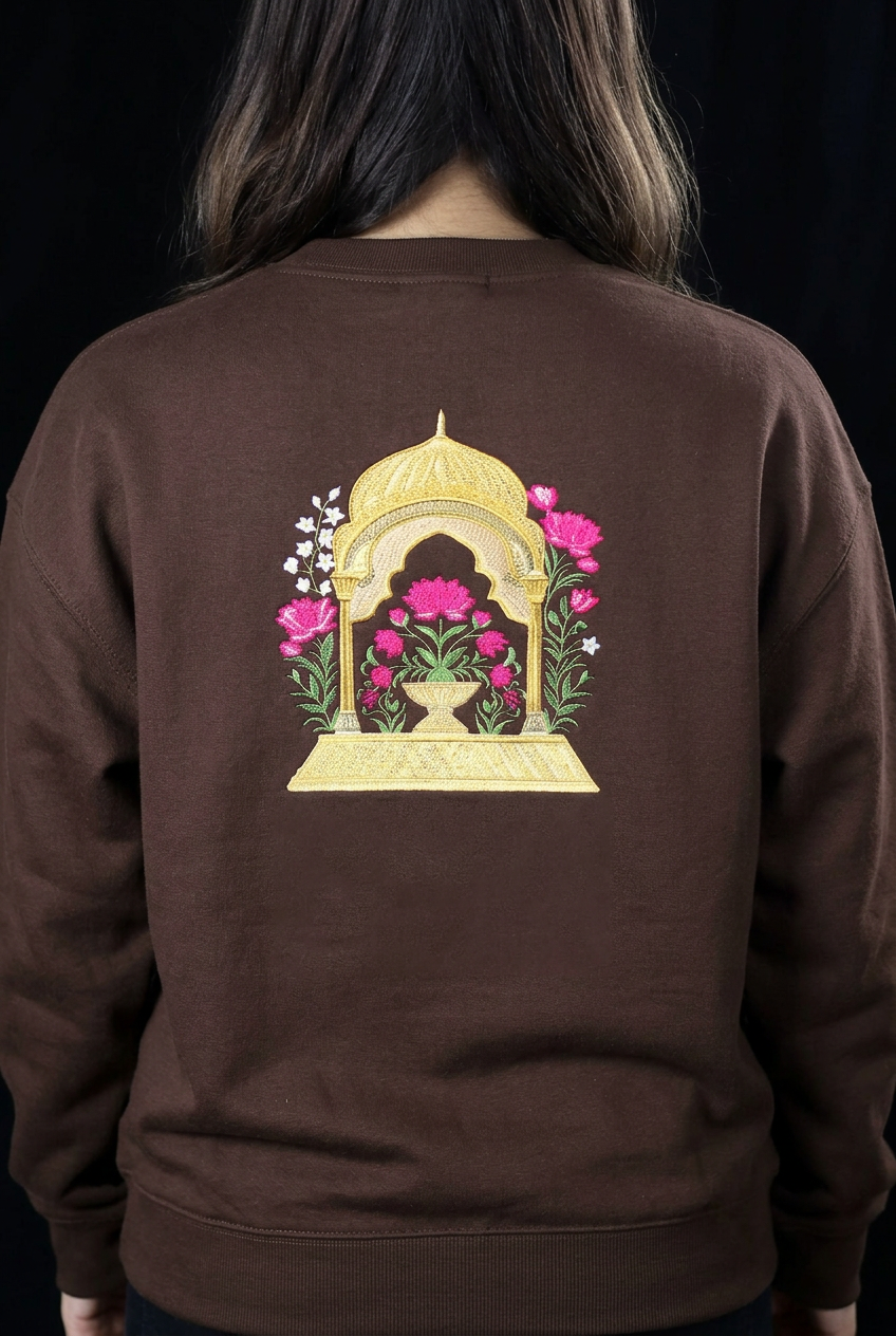 Kamal Mahal Embroidered Crewneck