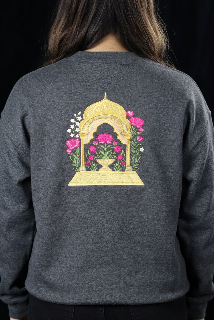 Kamal Mahal Embroidered Crewneck