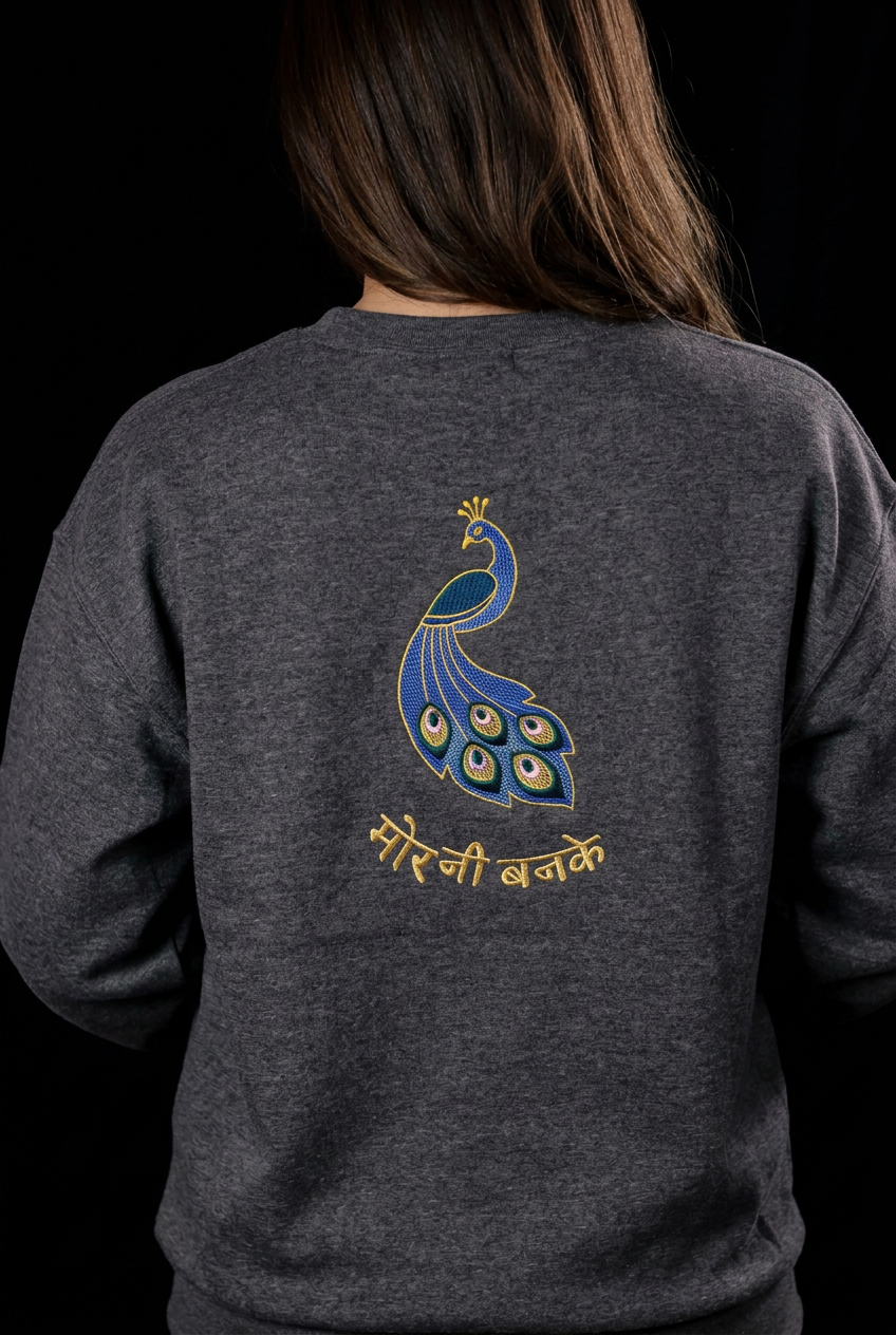 Monsoon Mor Embroidered Crewneck