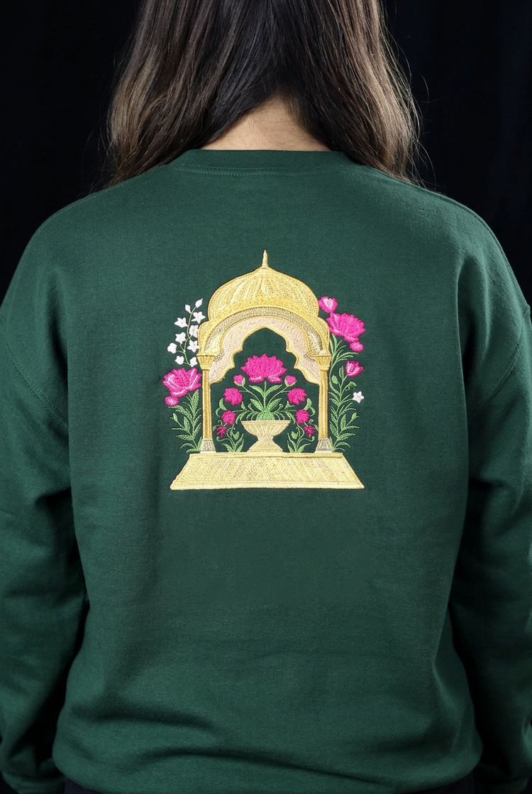 Kamal Mahal Embroidered Crewneck