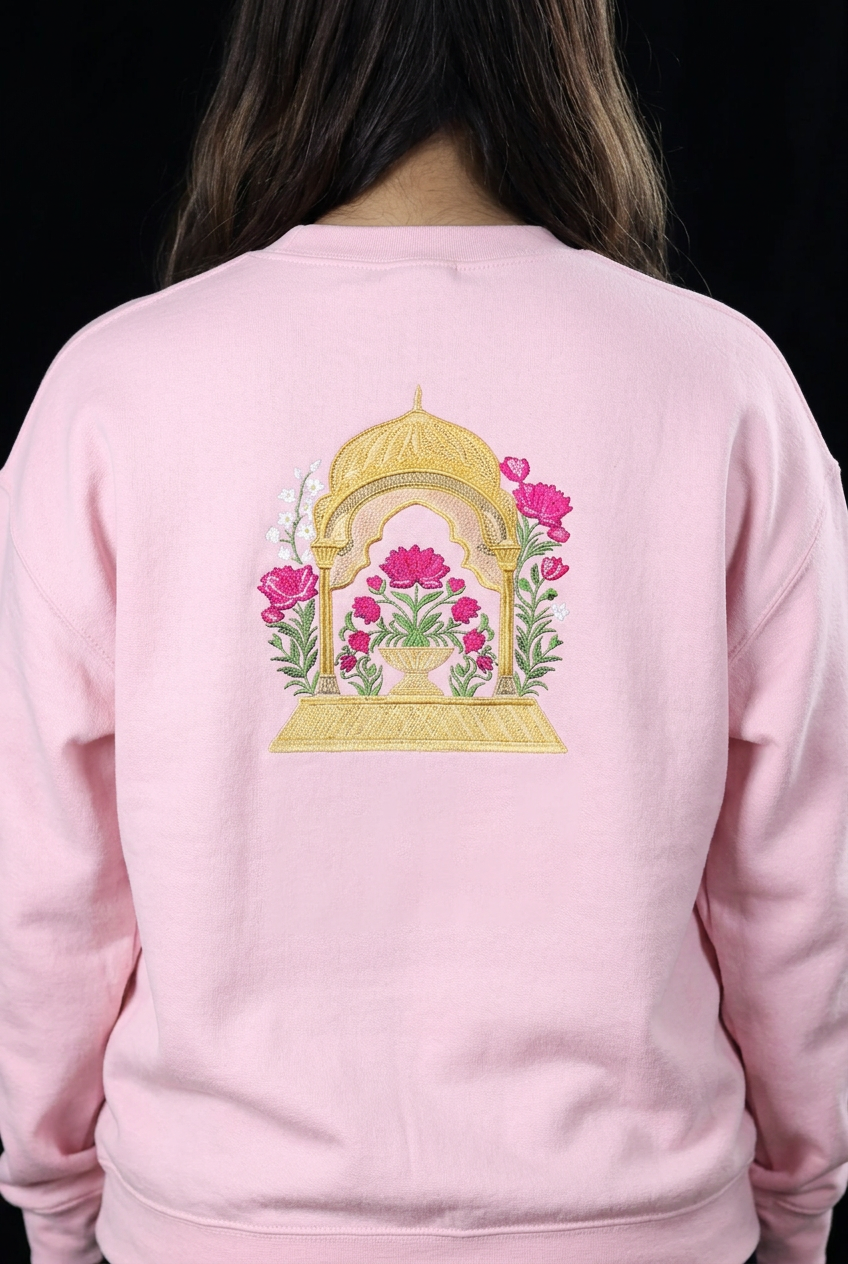 Kamal Mahal Embroidered Crewneck