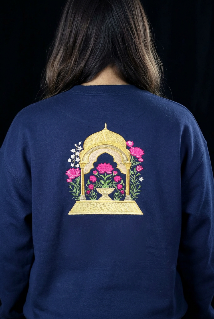 Kamal Mahal Embroidered Crewneck