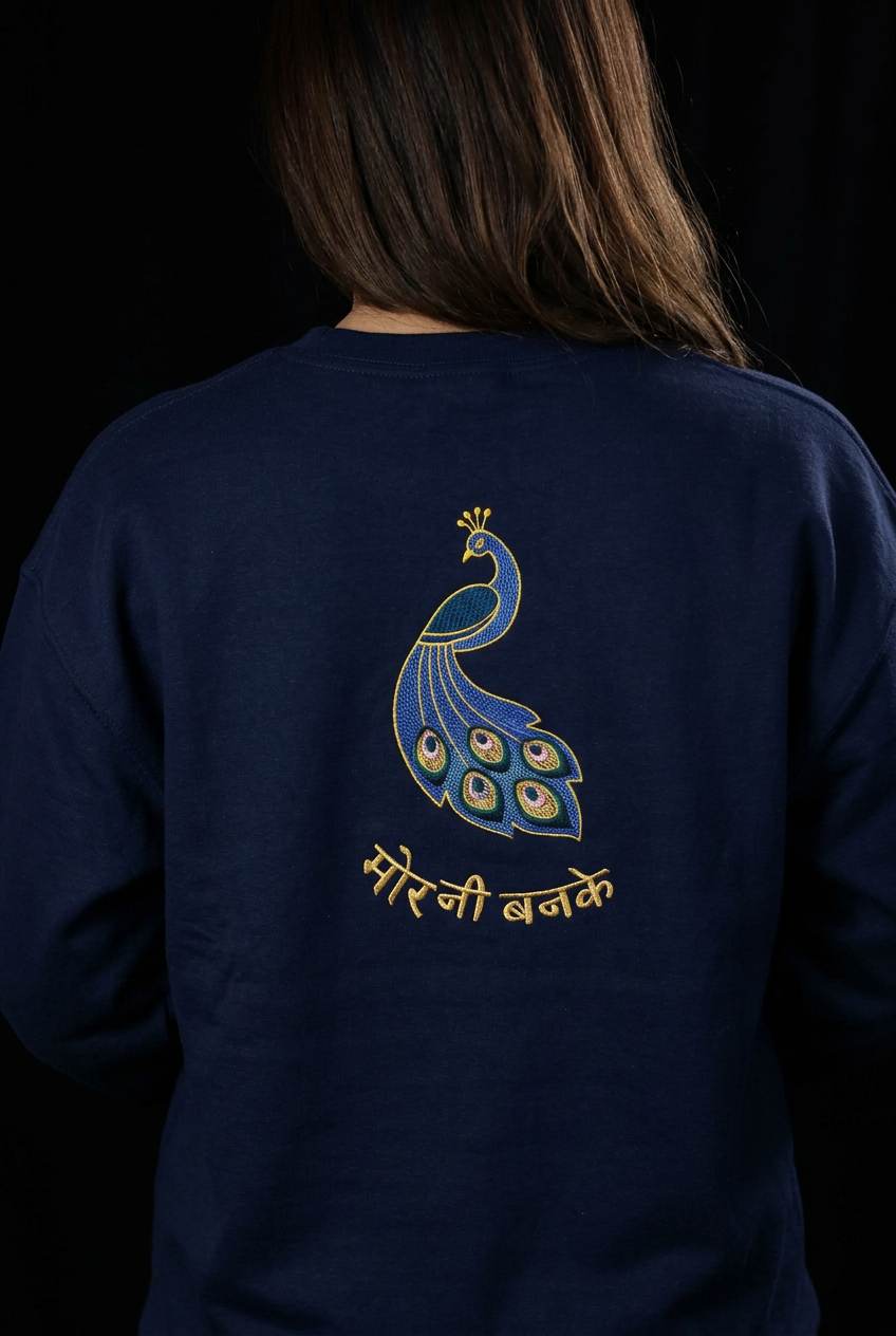 Monsoon Mor Embroidered Crewneck