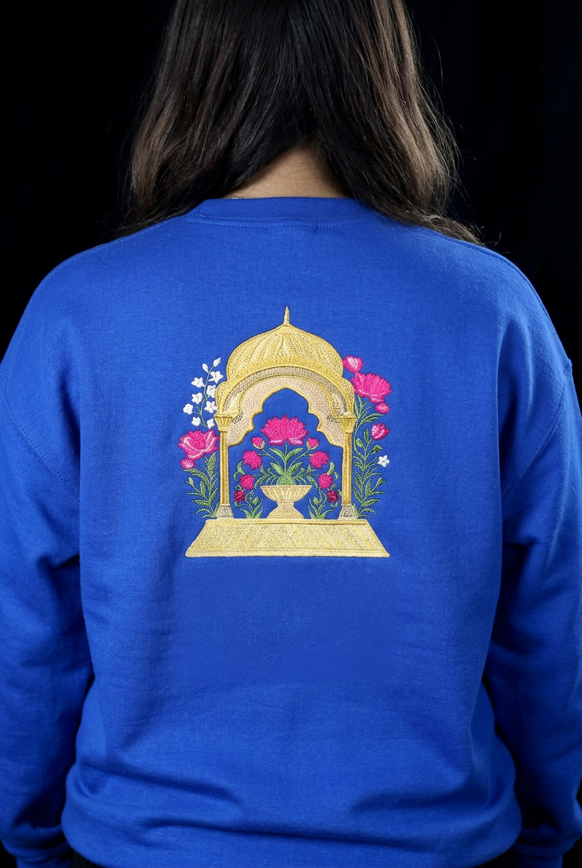 Kamal Mahal Embroidered Crewneck
