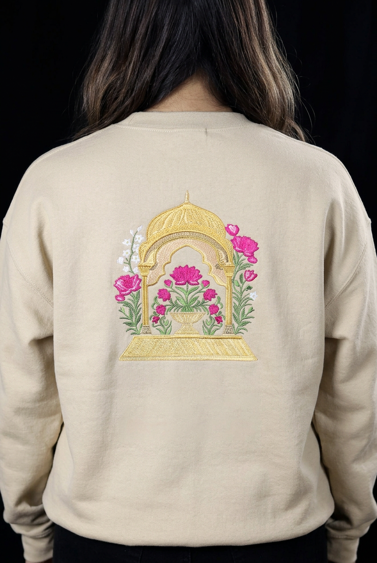 Kamal Mahal Embroidered Crewneck