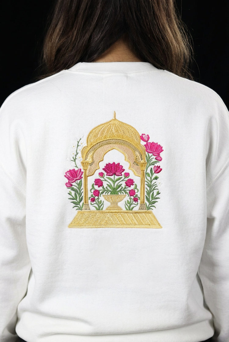 Kamal Mahal Embroidered Crewneck