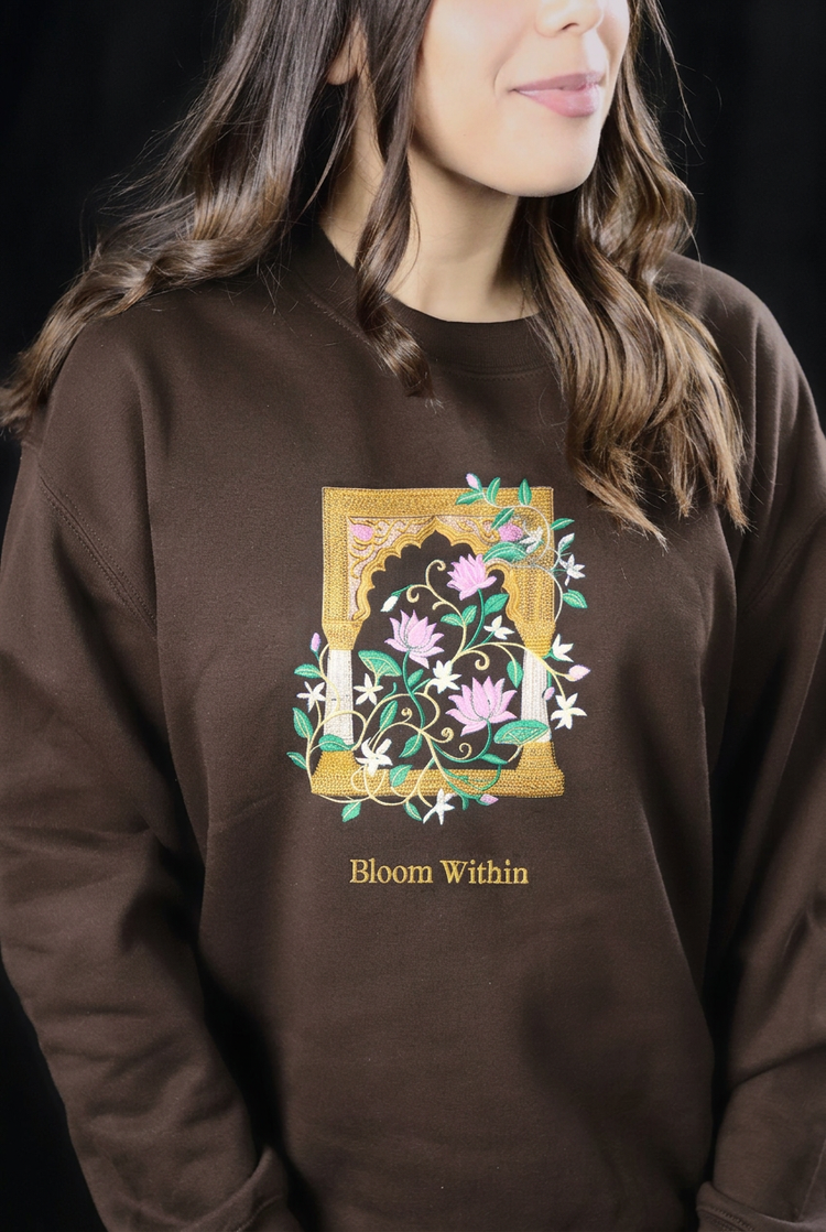 Bloom Within Embroidered Crewneck