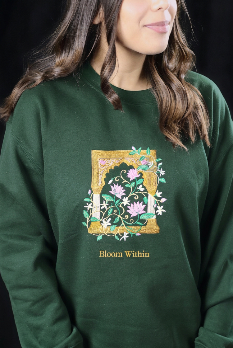Bloom Within Embroidered Crewneck