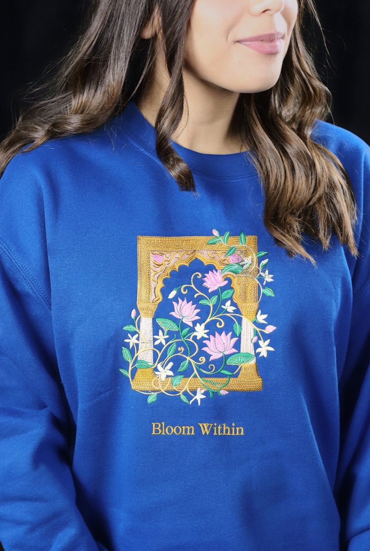 Bloom Within Embroidered Crewneck