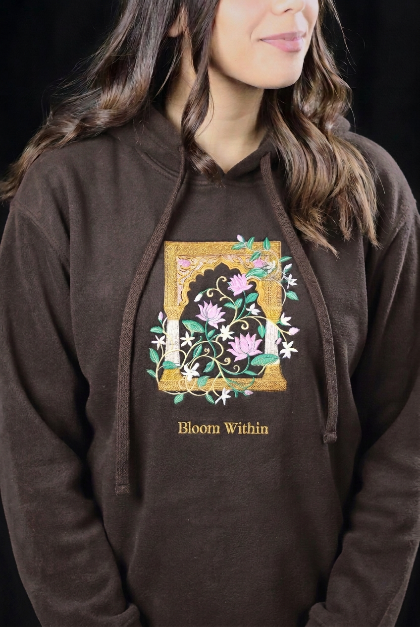 Bloom Within Embroidered Hoodie