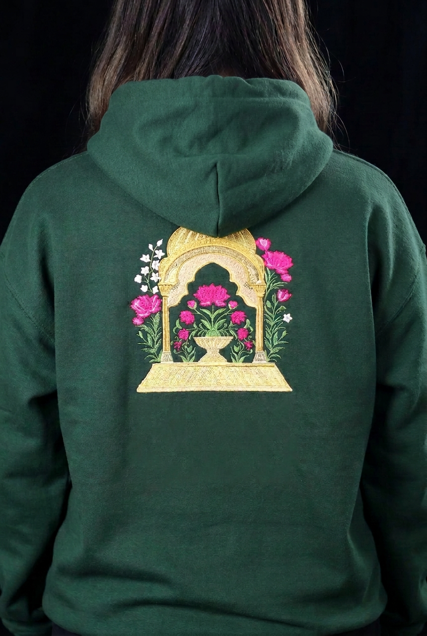 Kamal Mahal Embroidered Hoodie