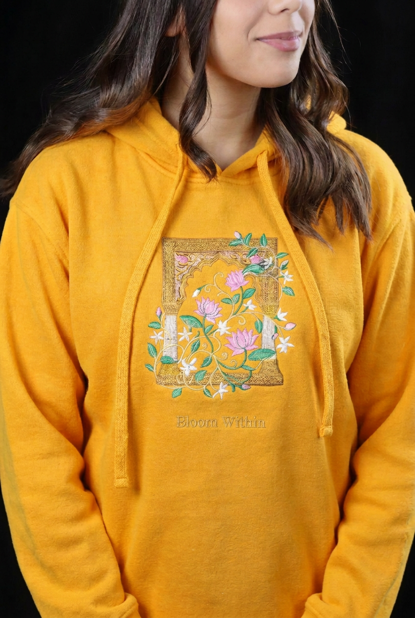 Bloom Within Embroidered Hoodie