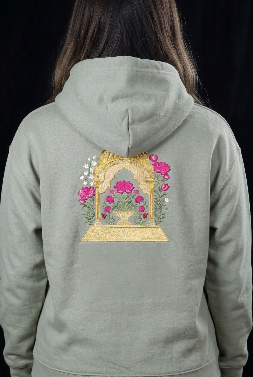 Kamal Mahal Embroidered Hoodie