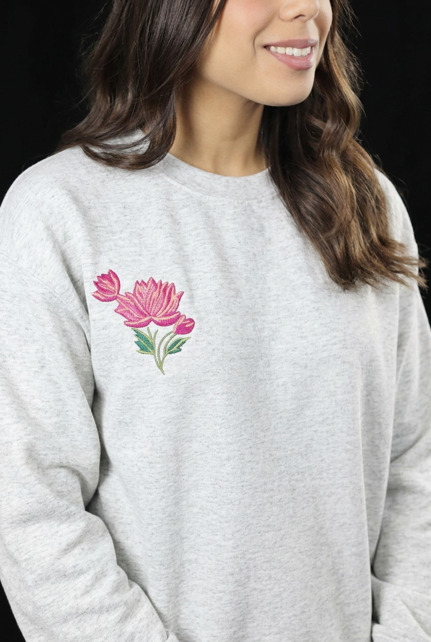 Kamal Mahal Embroidered Crewneck