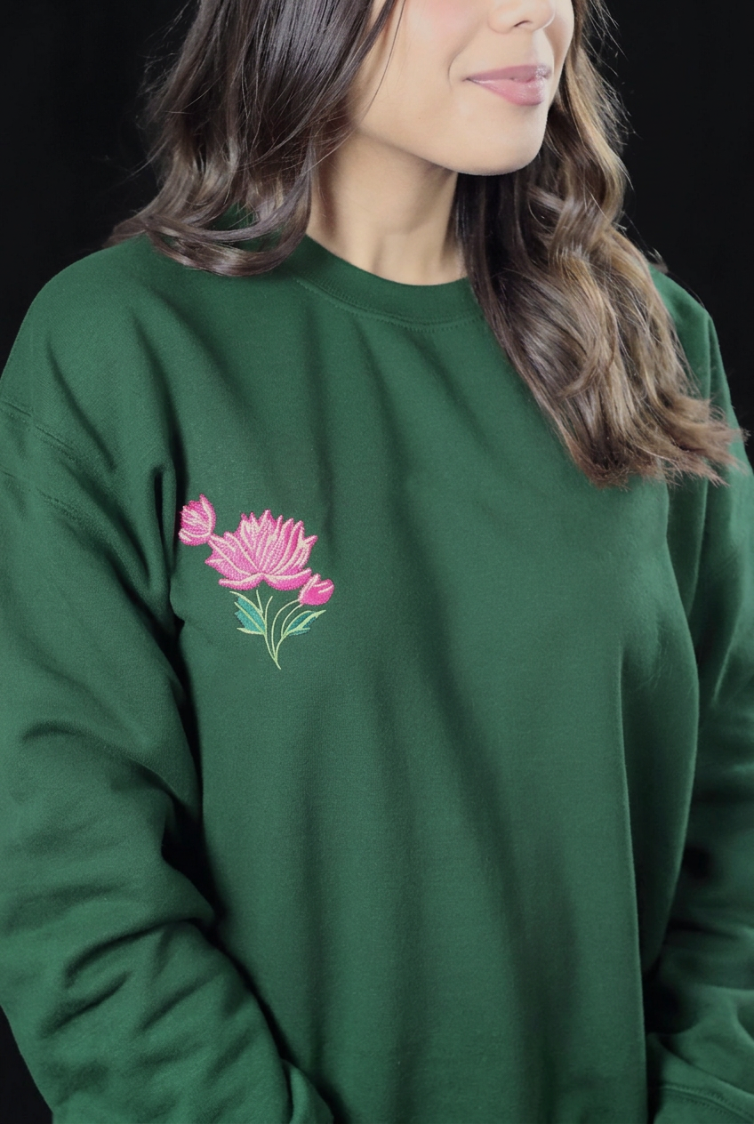 Kamal Mahal Embroidered Crewneck