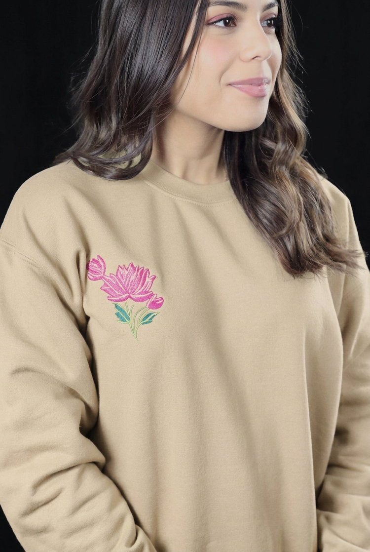 Kamal Mahal Embroidered Crewneck
