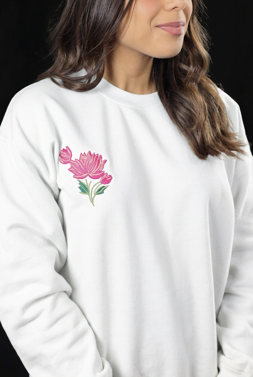 Kamal Mahal Embroidered Crewneck